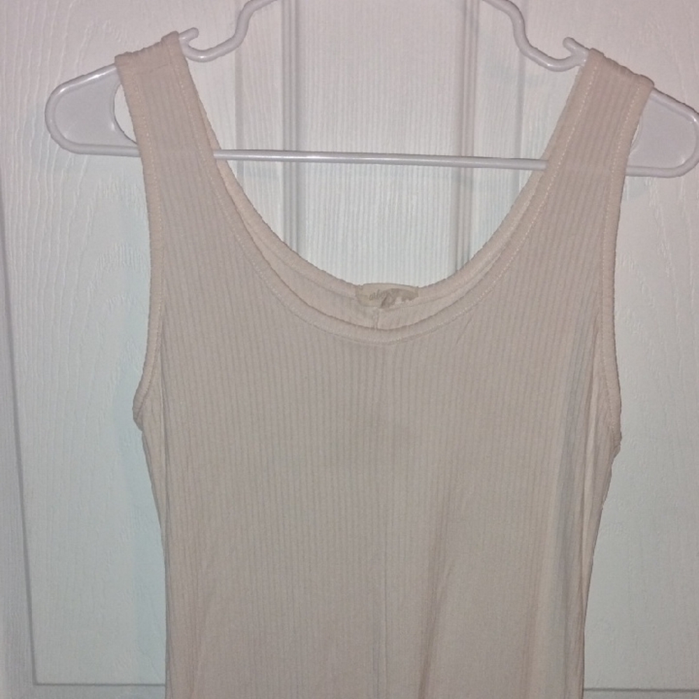 Urban Rose Sleeveless Cream Colored Jumpsuit